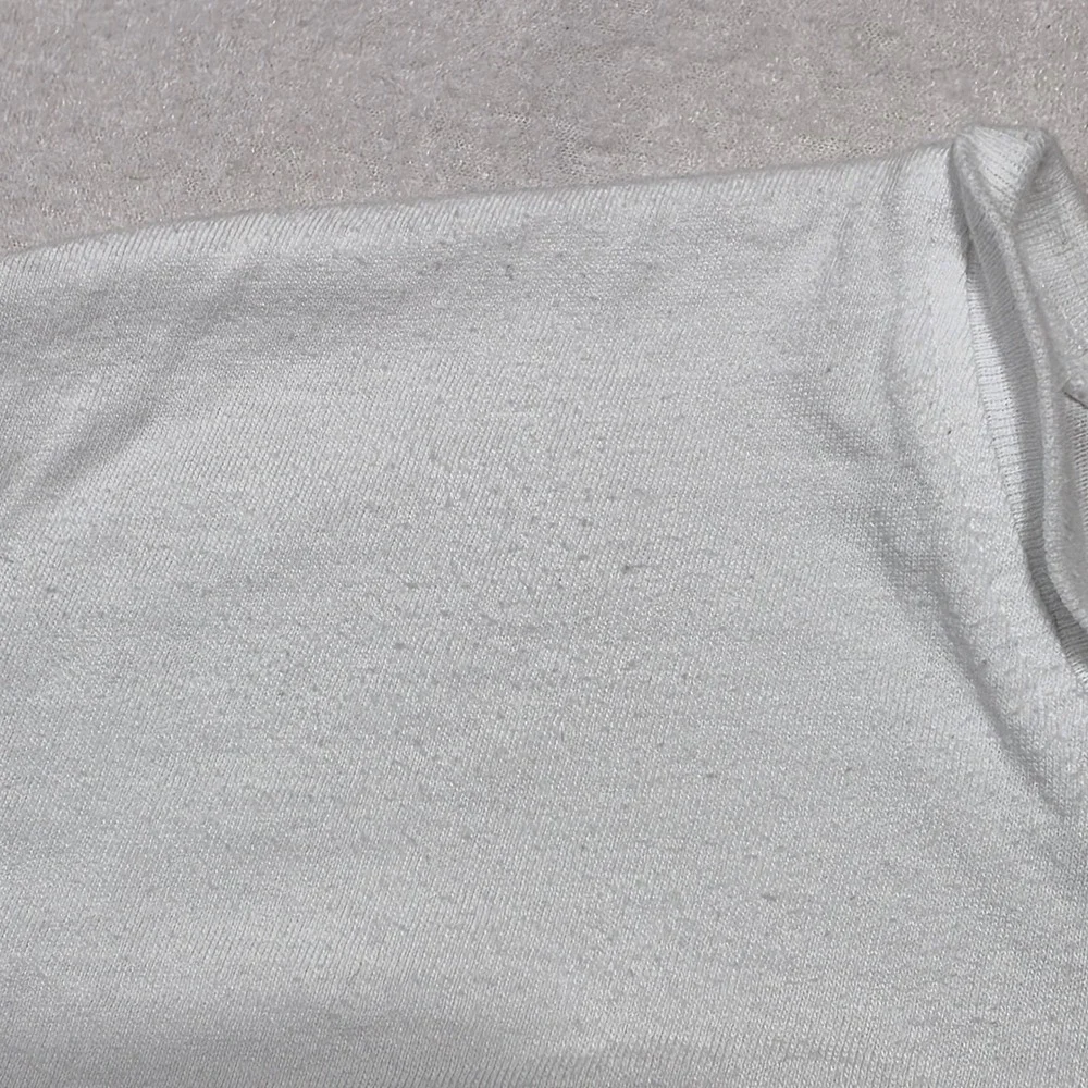 True Religion‎ V Neck T Shirt White Large Buddha Logo Graphic Tee READ